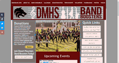 Desktop Screenshot of dmhsband.org