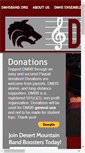 Mobile Screenshot of dmhsband.org