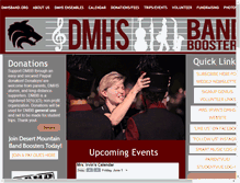 Tablet Screenshot of dmhsband.org